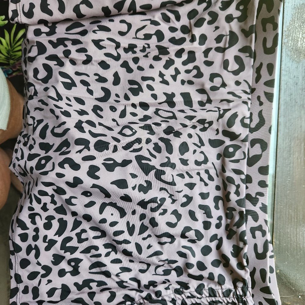 Leopard Swim Skirt
